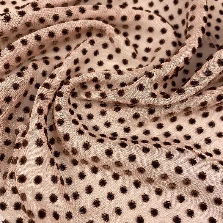 Factory wholesale Hot Sell Silk Burnt Out velvet Silk rayon velvet Fabric For Garment