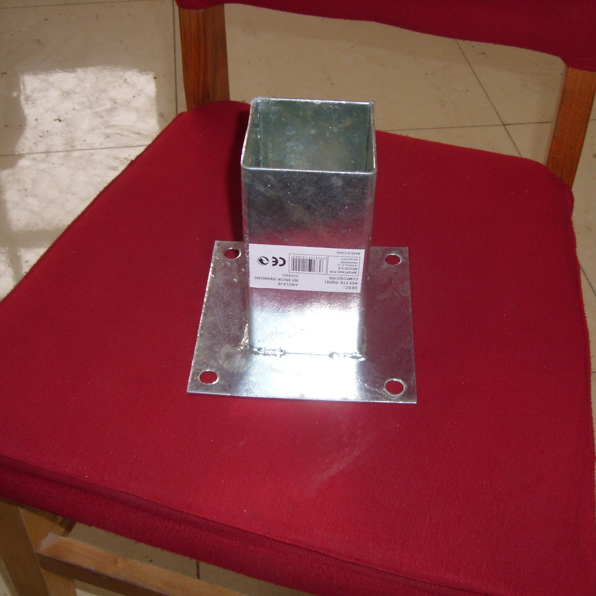 Крепления для ограждения сверхпрочные стальные крепления с порошковым покрытием дерева 4x4