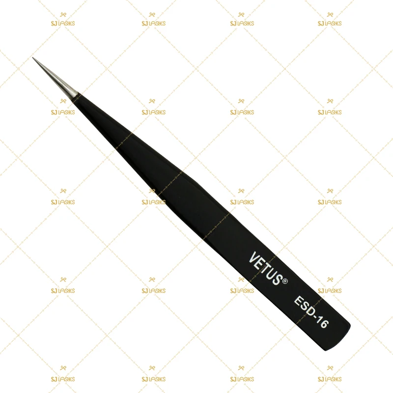 Premium Quality Vetus L Type Tweezers for Mega Volume Easy Fan Mink Eyelash Extensions