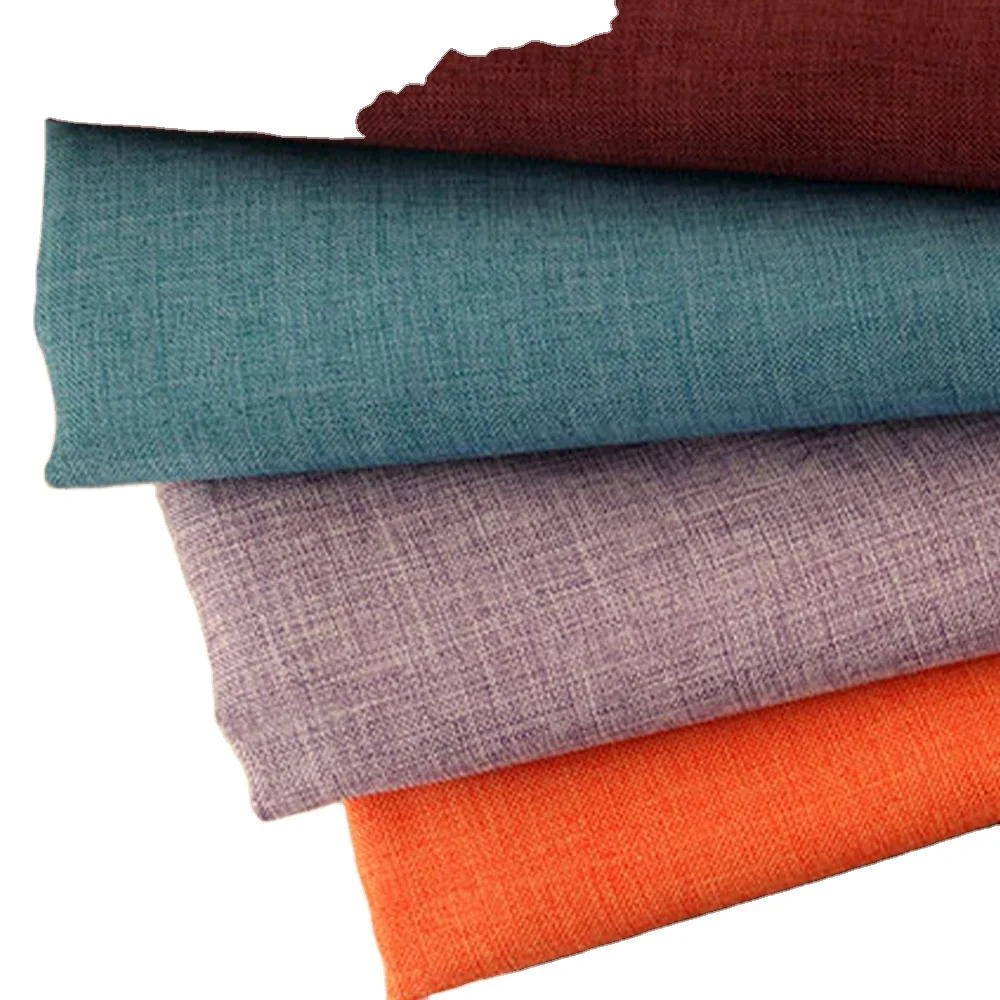 Polyester Linen Type Cloth for Sofa New most popular sofa fabric/upholstery/home textile