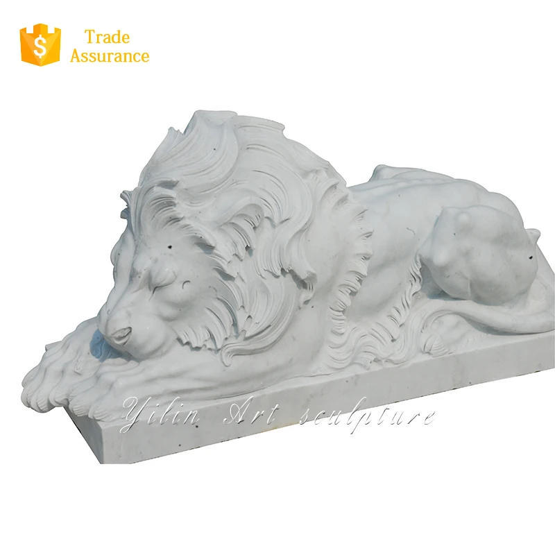 Hand Carving Granite Garden Stone Animal Sculpture Lion Garden Statues for Outside Decoration