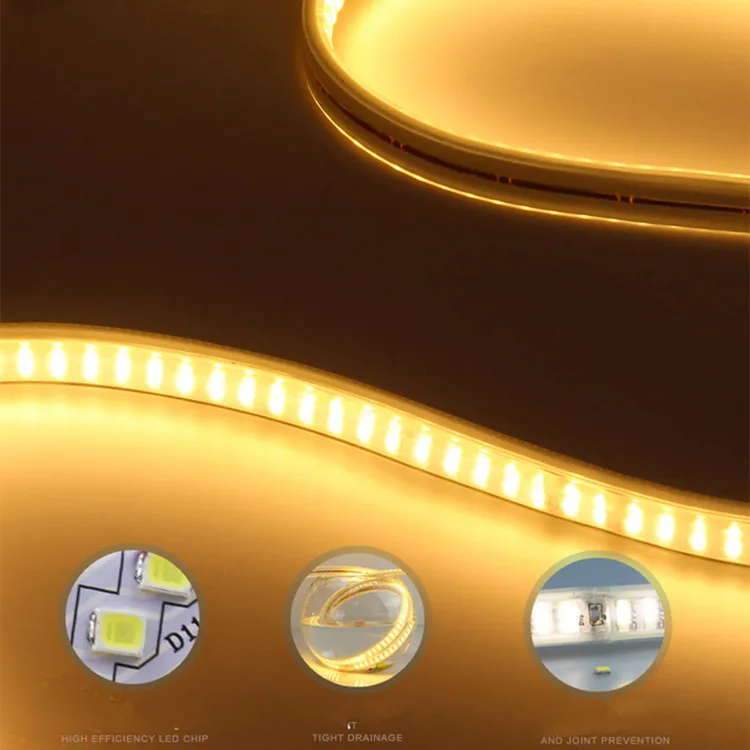 Wholesale Waterproof IP65 RGB Led Strip Light 320leds/m LED Night Light Strips for Indoor Outdoor Lamps