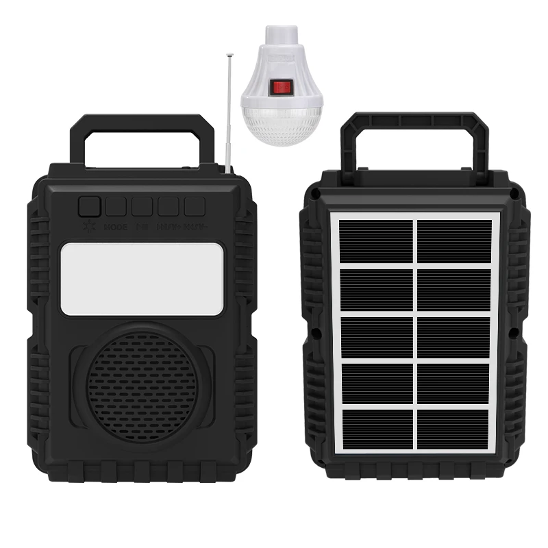 GDPLUS Solar Generator Solar System Radio Bluetooth Portable Solar System Kits