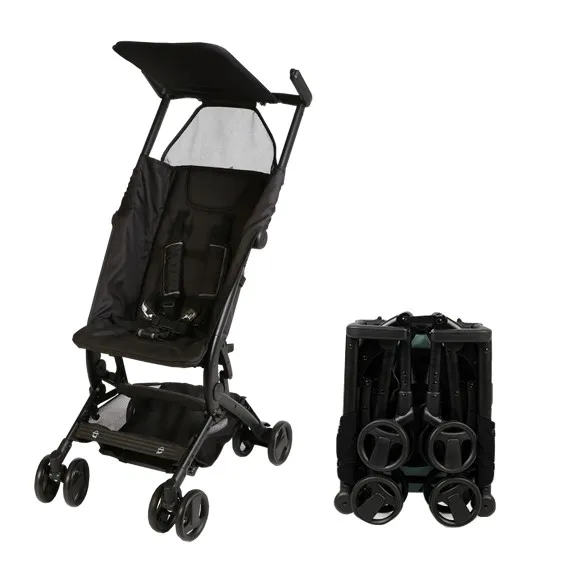 Hot Selling Lightweight Linen Baby Buggy Portable Cheap 2-in-1 Foldable Pram Travel Pocket Advantageous Cart EN Approval