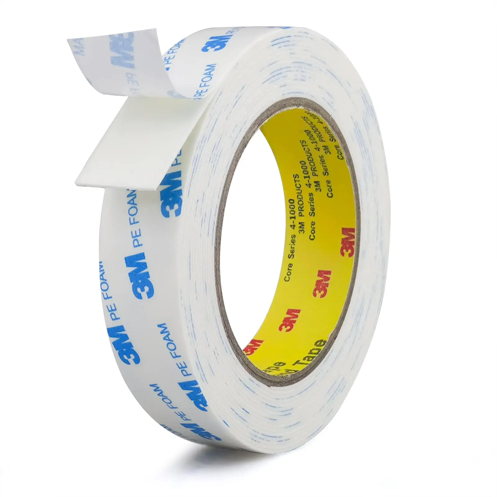 Waterproof 1in 16.5ft Double Sided Tape Heavy Duty 3M Double Sided Tape PE Foam Strong Adhesive Tapes
