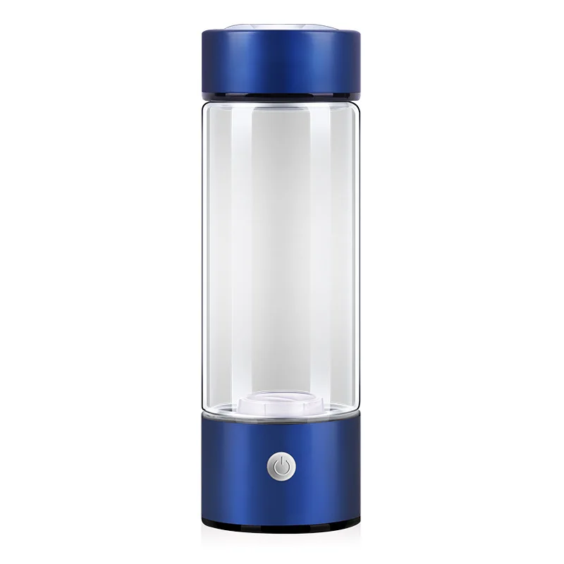 Bpa Free Clear Borosilicate Glass Filtered Water Bottle Generator Alkaline Outdoor Usb Portable Glass Rich Hydrogen Water Bottle