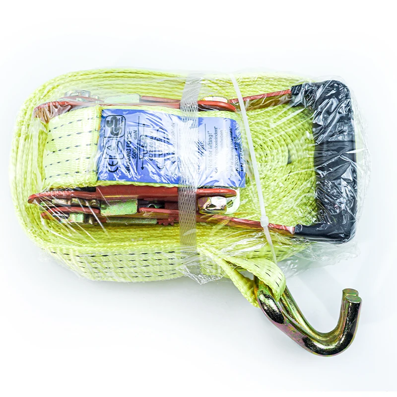 50 mm 5 ton heavy truck binding transport belt cargo binding belt load tension setting fastening ratchet belt