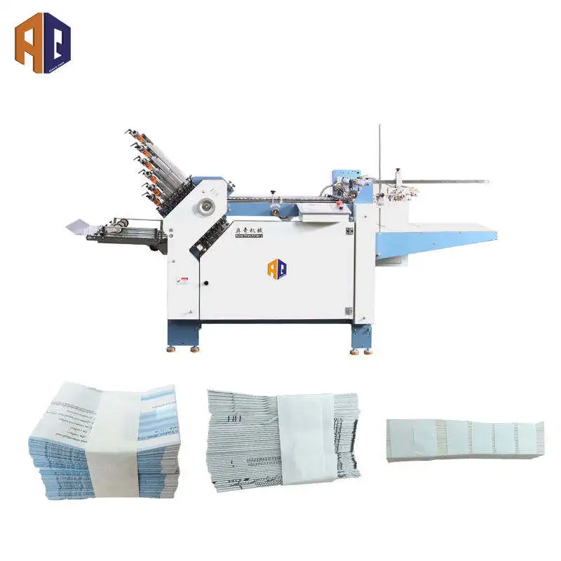 High Speed All Buckles Paper Folding Machine For Manual Automatic Paper Folder For Instructions
