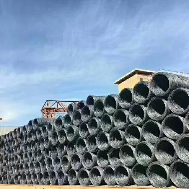 Hot Rolled Steel Wire Rod In Coils 5.5mm 6.5mm Q195L SAE1006 SAE1008 Low Carbon Steel MS Wire Rods