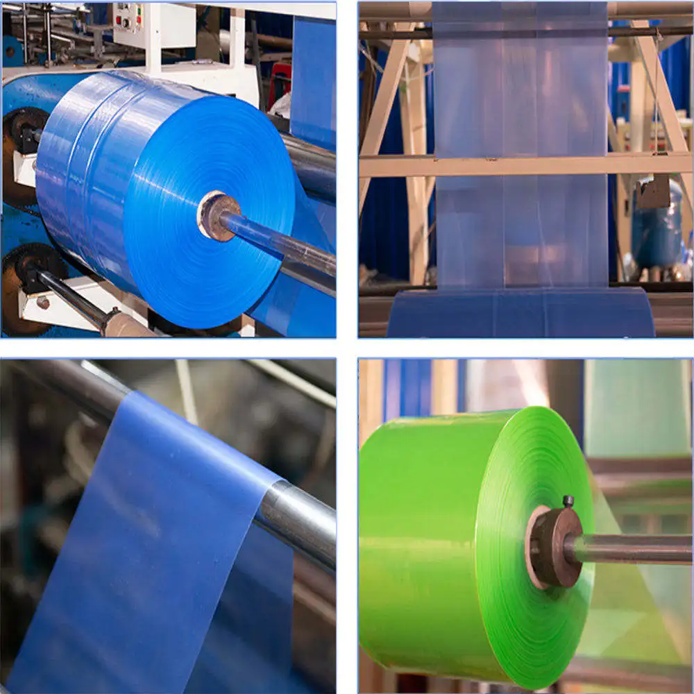 New Product Supplier Plastic Anti-Static Yellow Blue Plastic Wrapping Bag Custom Transparent Flat Vci Anti Rust Packaging Bag