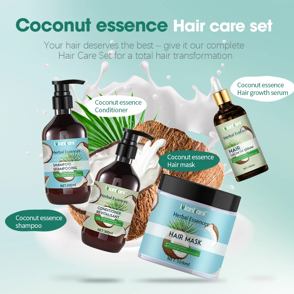 Coconut Milk Hair Treatment Nourishing Moisturizing Protects Hair And Tips Hair Mask With Repairing