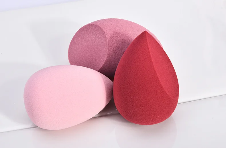 Many Colors & Shapes Customized Factory  Non-Latex Hydrophilic Makeup Sponge Beauty Puff for Cosmetic Application