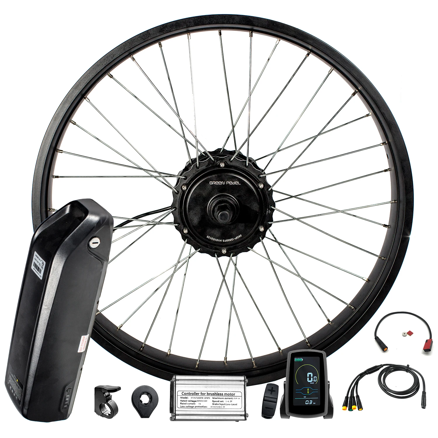 ebike conversion kit 26 inch with battery 1000-3000w rear wheel bicycle electric motor kit with battery