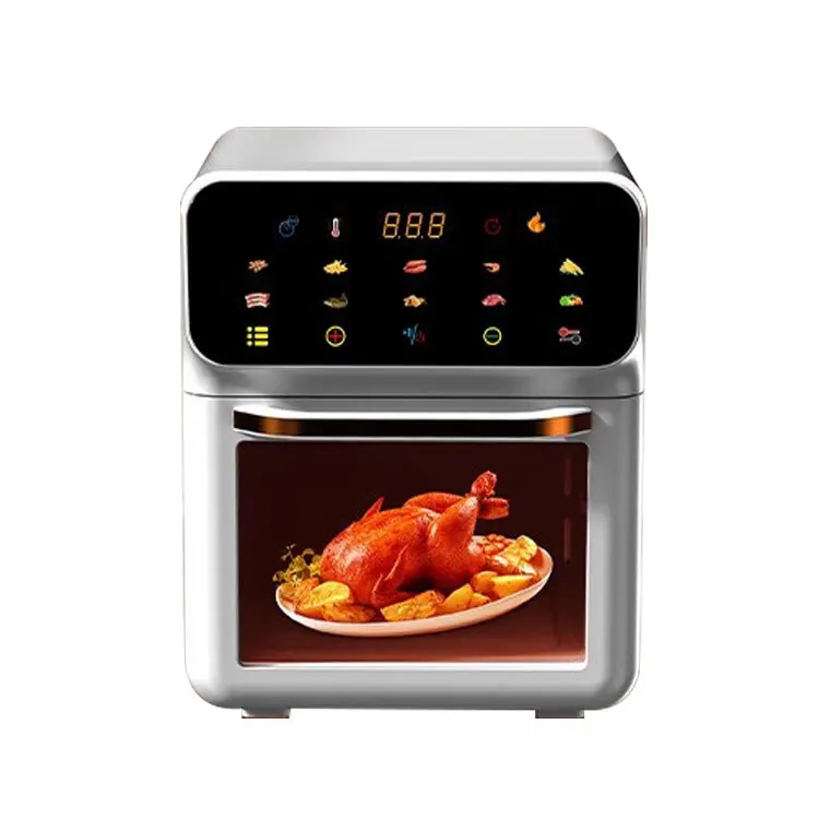 High Quality 10L 1300W Food Grade Kitchen Appliances Digital Without Oil Electric Air Fryer Toaster Oven