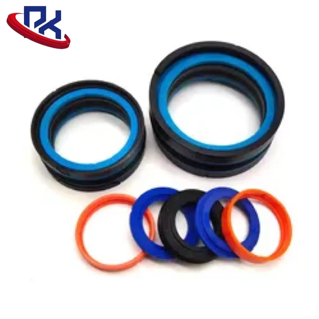 Kafuka high temperature resistance KDAS Hydraulic Cylinder Oil Seal , Five Combination PU DAS/KDAS Hydraulic Piston Oil Seal