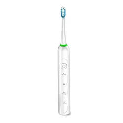 Wholesale Rechargeable Smart Ultrasonic Adult Electric Toothbrush with USB Wireless Inductive Charging Base and 4 Brush Heads