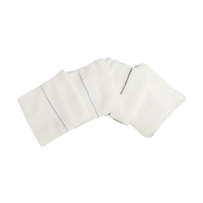 Medical antiseptic compresse gauze swab home care sterilization surgical 10x10cm  8ply  225mmx225mmx16ply gauze swab