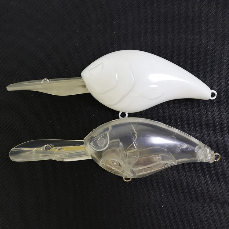 Unpainted fishing lure body 15cm 43g Hard Crankbait Blank Long Lip Unpainted Lure Bodies Fishing Tackle