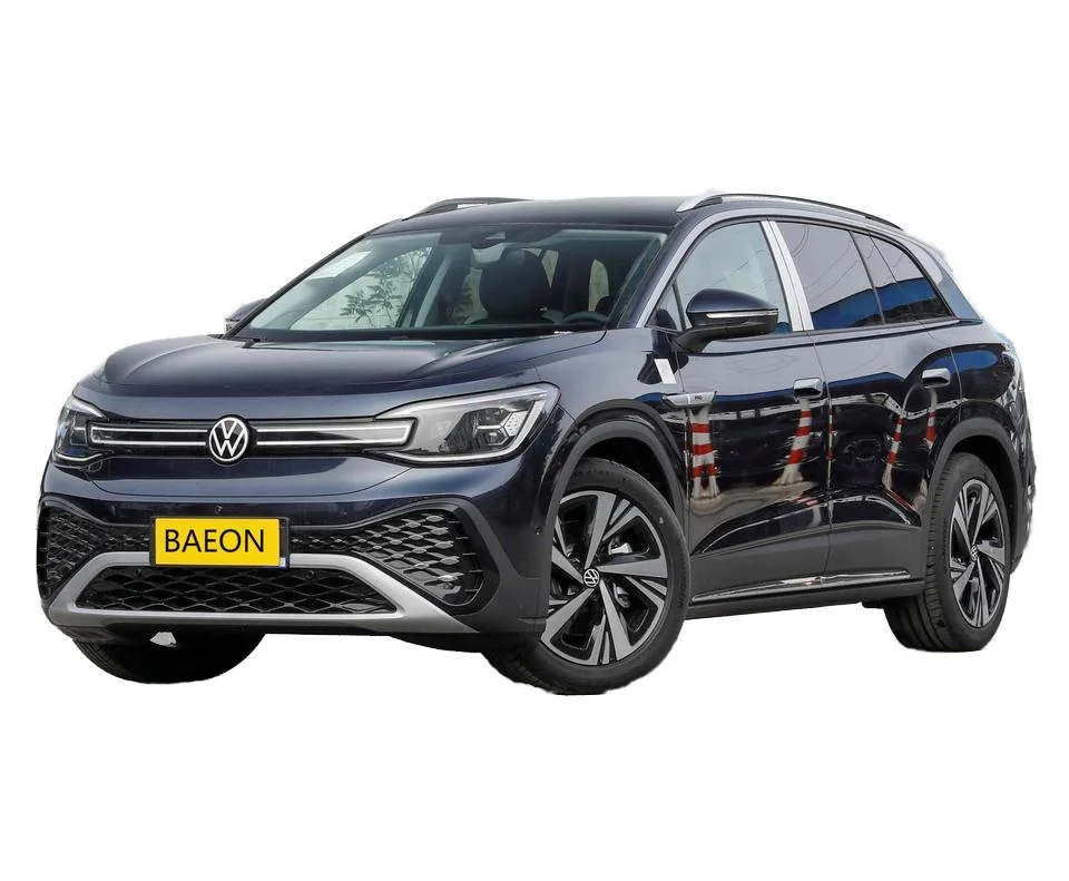 5-дверный 6-местный Подержанный автомобиль 2022 volkswagen ev id.6 crozz pro с двойным двигателем 4WD vw id6 prime ev hars 2024 недорогой электромобиль