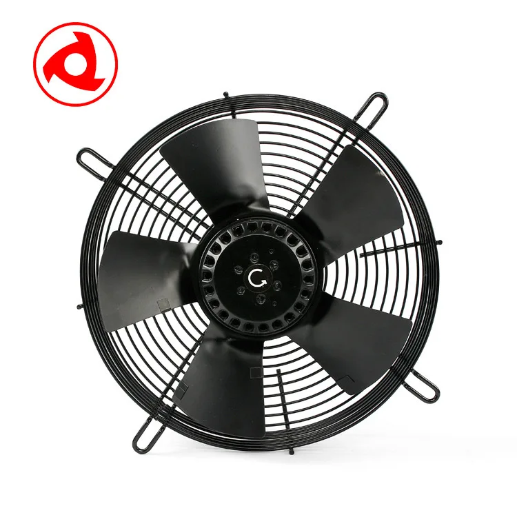 China sells high-quality and durable exhaust fan outer rotor black mesh fan