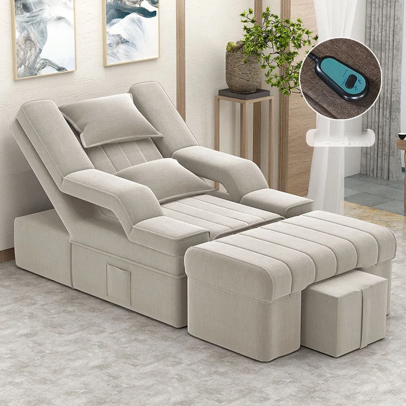 Electric Shampoo Foot Bath Chair Foot Lounge Chair Electric Massage Bed Sofa for Message Salons