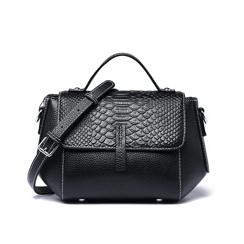 Cow leather luxury bags for women new design messenger bag waterproof cowhide 2023 handbags leather