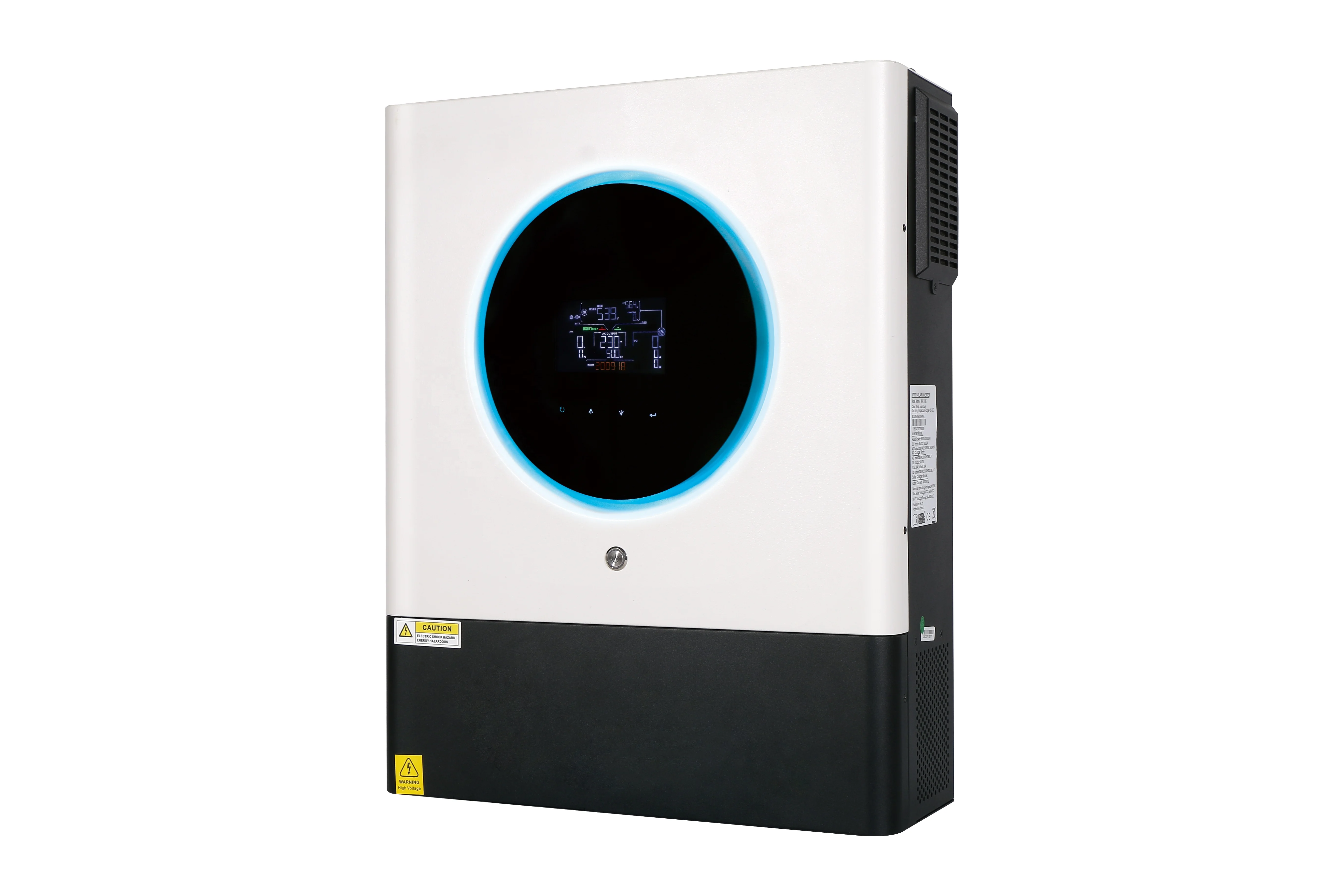 Ouyad Max 8KW high frequency hybrid solar power inverter pure sine wave solar inverter