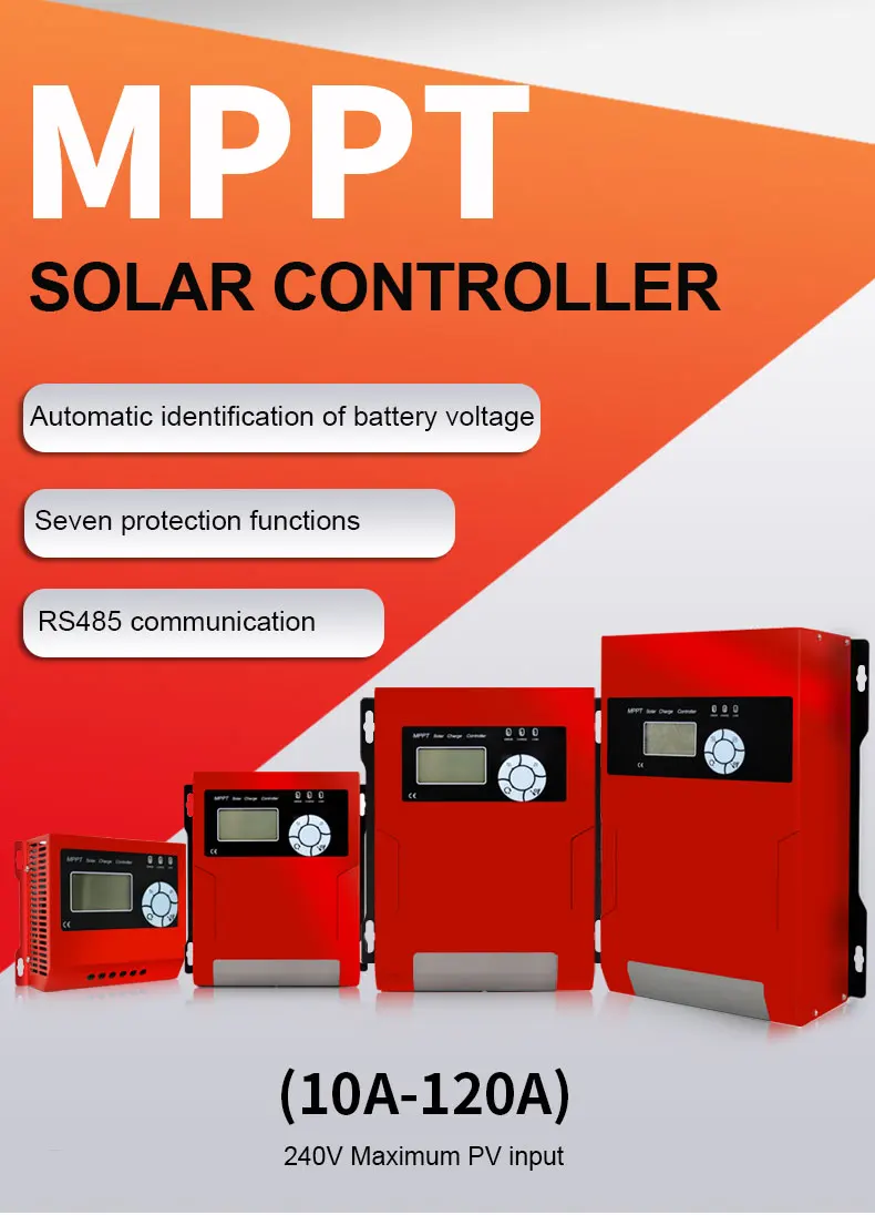 Off Grid Solar Controller 20A  MPPT solar charger controller for Solar System Controller