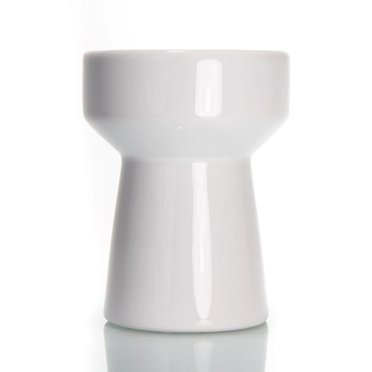 Recycled Orange Ceramic Candle Container For Candle Making