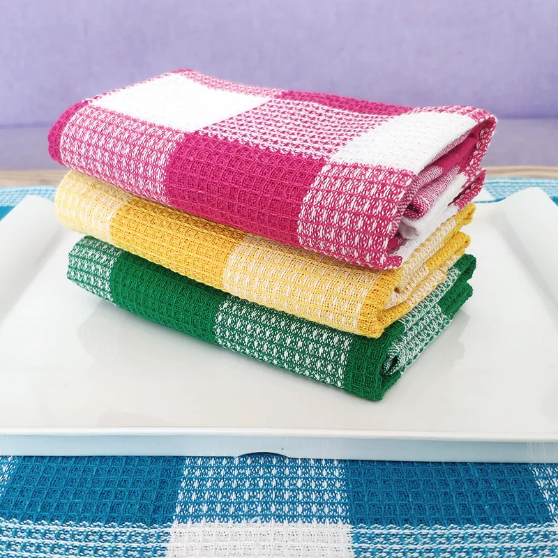High Quality quick dry cotton kitchen towel 38x64cm towel kitchen strong oil absorption kitchen cloth dish towel