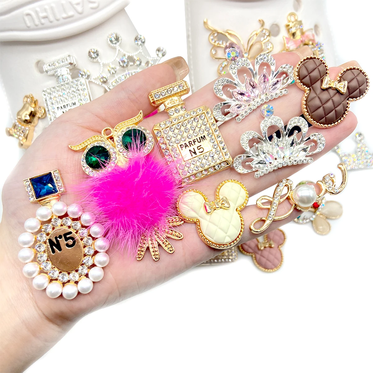 wholesale Custom croc charms  pvc anime croc charms metal shoe charms for croc shoe decorations accessories