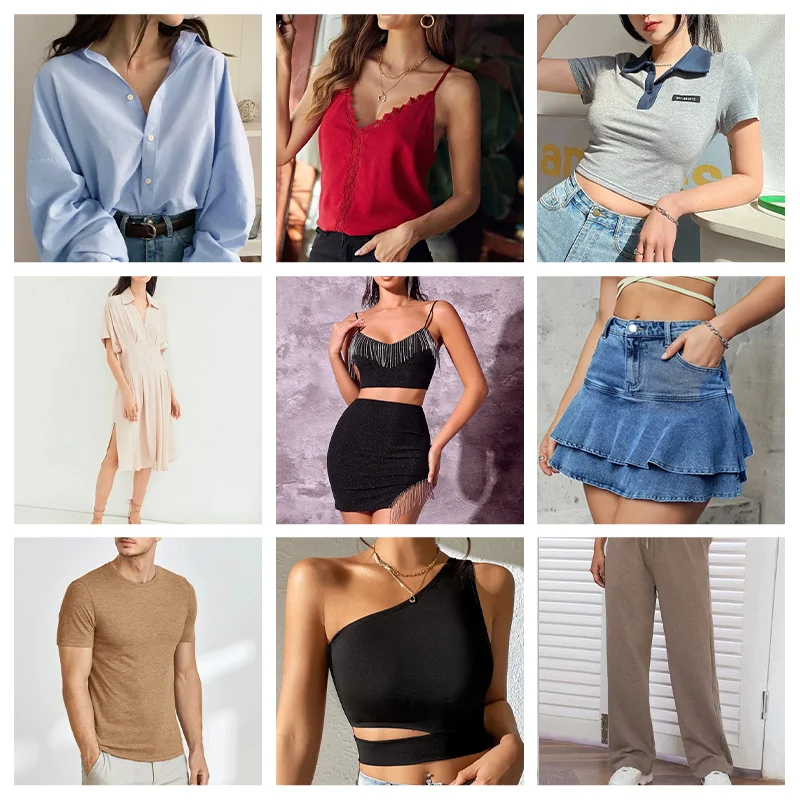 1.2 to 5.99 Original Miscellaneous Women Men Mix Clothes Dress Top T-shirt Children Jean Pants Sweatshirt Swimsuit Clothing