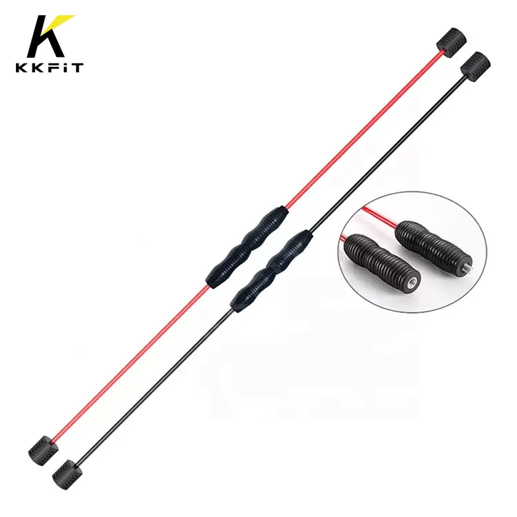 KKFIT высококачественный тяжелый фитнес-бар Flex Bar брендовый роскошный Flexi хорошее качество можно регулировать из двух частей