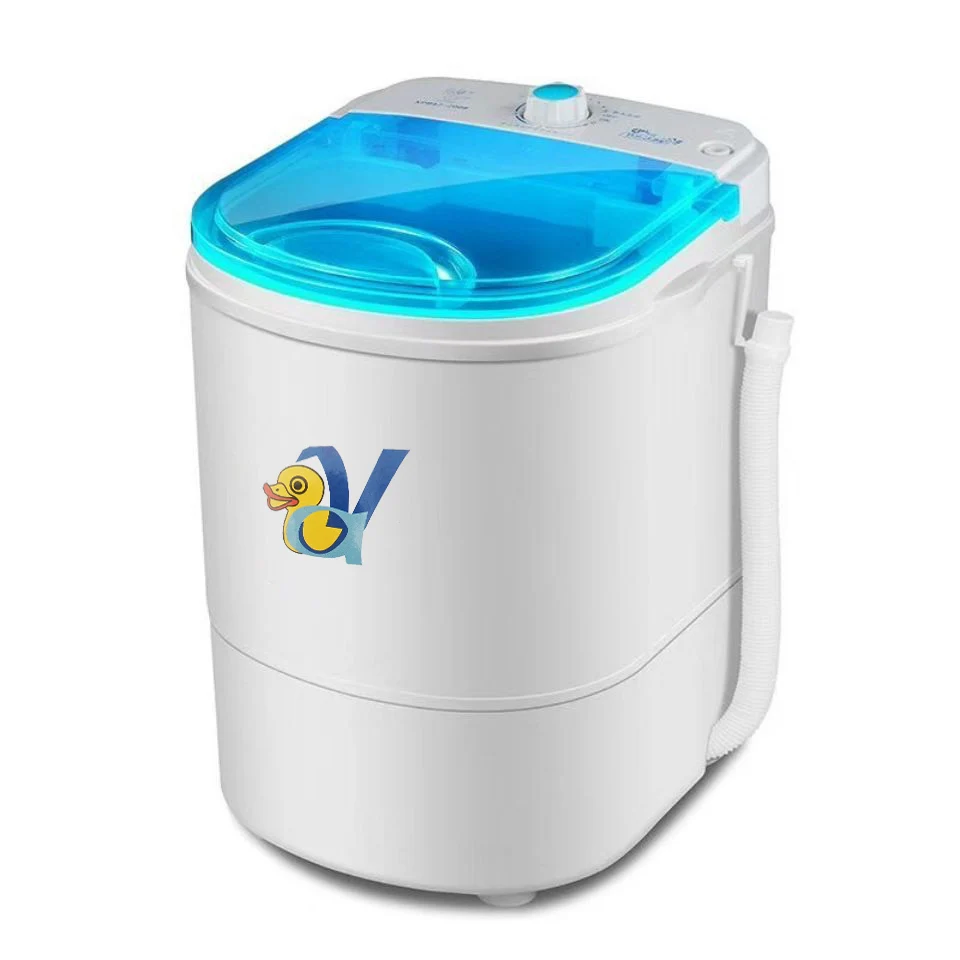 2022 Popular 4.5kg portable dancing manual mini portable front loading washing machine with spin dry