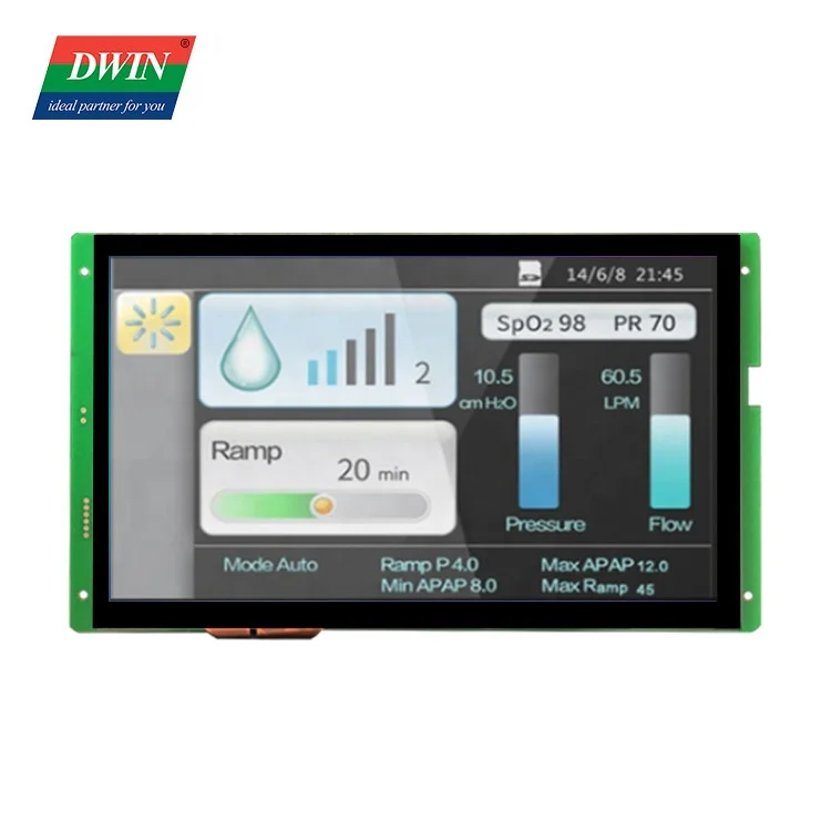 DWIN 10.1 Inch With 1024*600 Solution  TFT LCD HMI Touch Screen Module Serial UART Display
