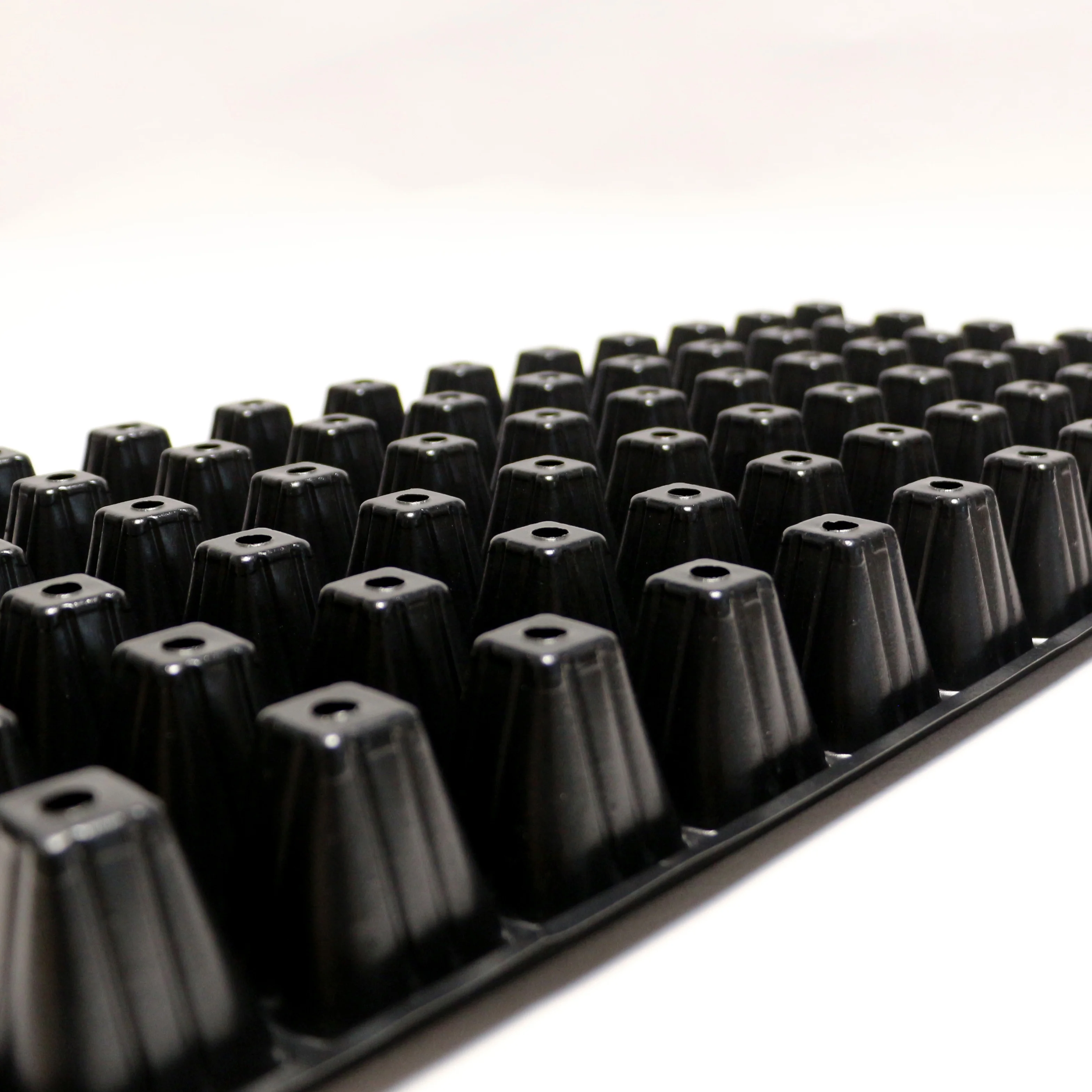 2020 Китай, сельскохозяйственный Пластиковый черный лоток для рассады, лоток для рассады и мяса, лоток с заглушкой 128 отверстий