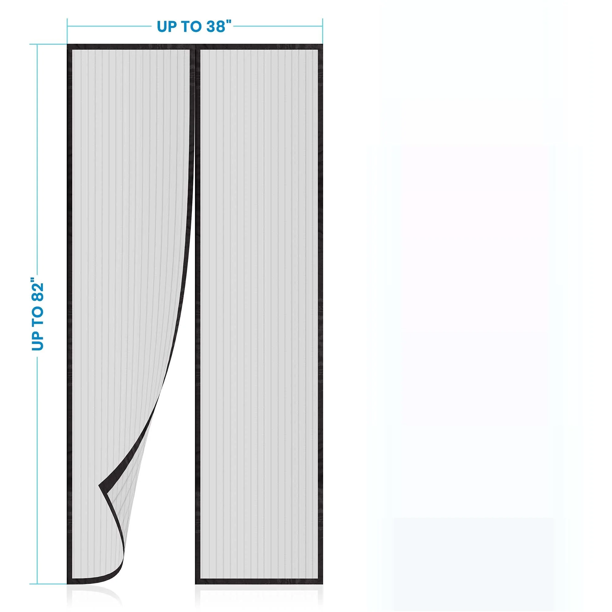 Дверь с выдвижным экраном без следов, плиссированная сетка с раздвижным экраном, алюминиевая противомоскитная сетка