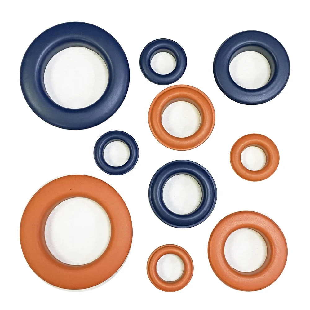 Аксессуары для одежды, новинка, оптовая продажа, хороший логотип на заказ, высокое качество, блестящий черный цвет, золотые люверсы, латунные плоские люверсы