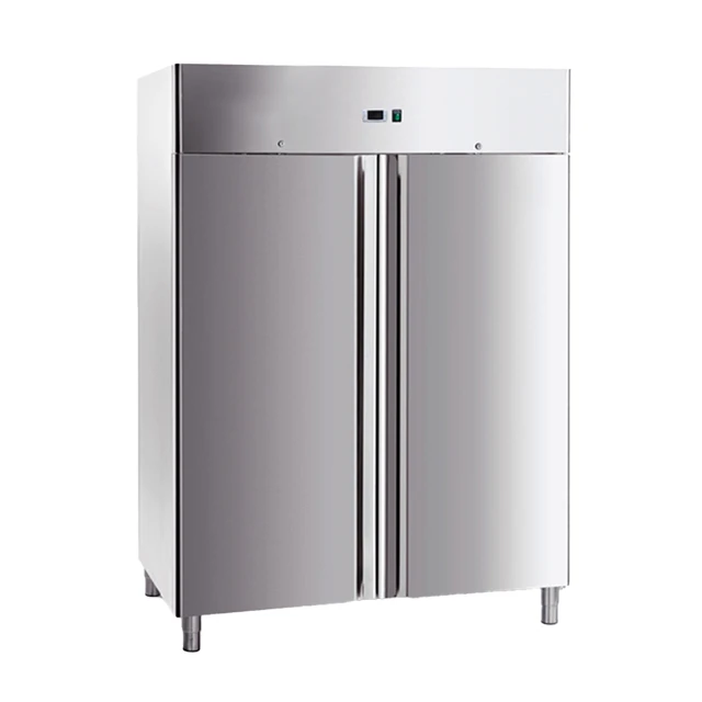 Heavy Duty Stainless Steel Commercial 2 Doors Refrigerated Cabinets Refrigerator Upright Freezer