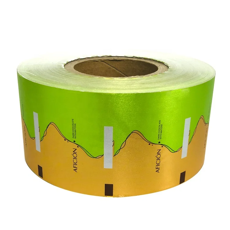 china manufacturer embossed aluminum foil  paper chocolate wrappers candy foil wrappers rolling wrapping