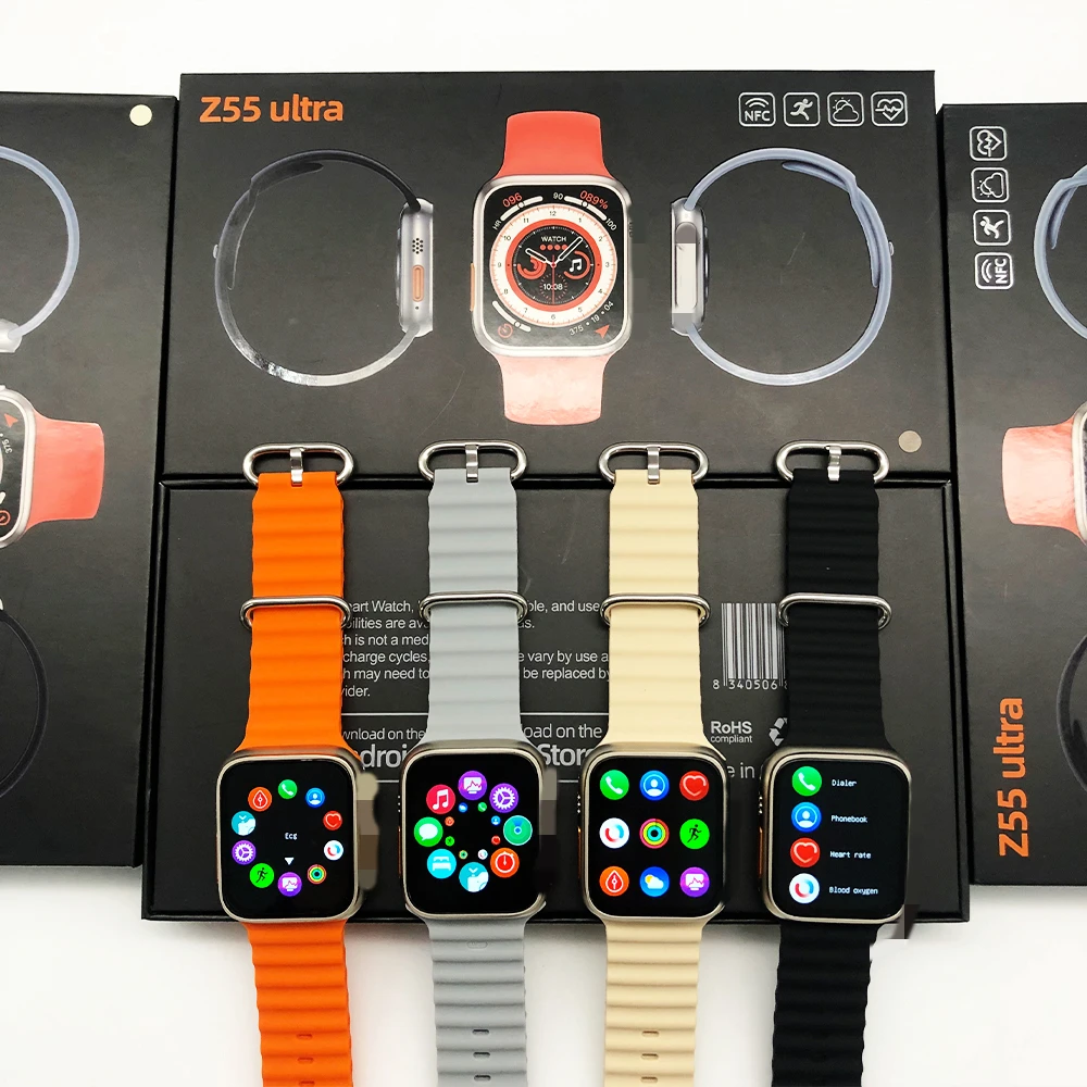 Popular Series 8 watch Z55 Ultra 8 Smartwatch BT Call Heart Rate Monitor PK N8 T900 X8 GS8 T800 KD99 TW8 HW8 Smart Watch