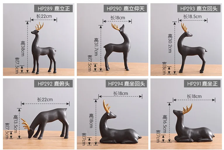 wholesale black and white simple nordic style ceramic decorative for home decor