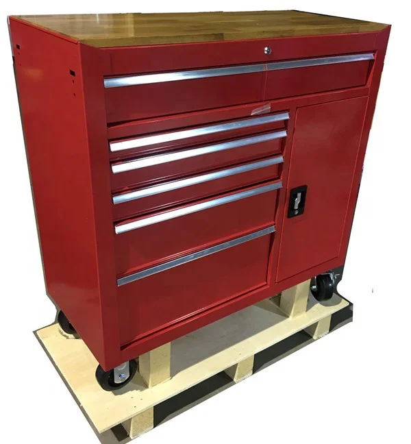 Wholesale 8  drawers heavy duty trolley tool Cabinet with door craftsman tools