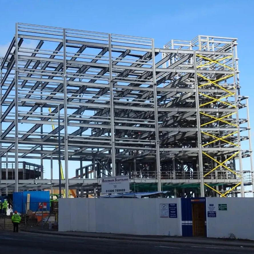 Custom design prefab high rise building steel structure apartment building