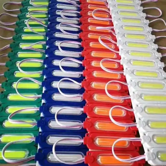 DC12v 24V 2w COB LED Module Light Injection Module Len Car Truck Module Red Yellow Pink LED Sign Backlight Advertise Light