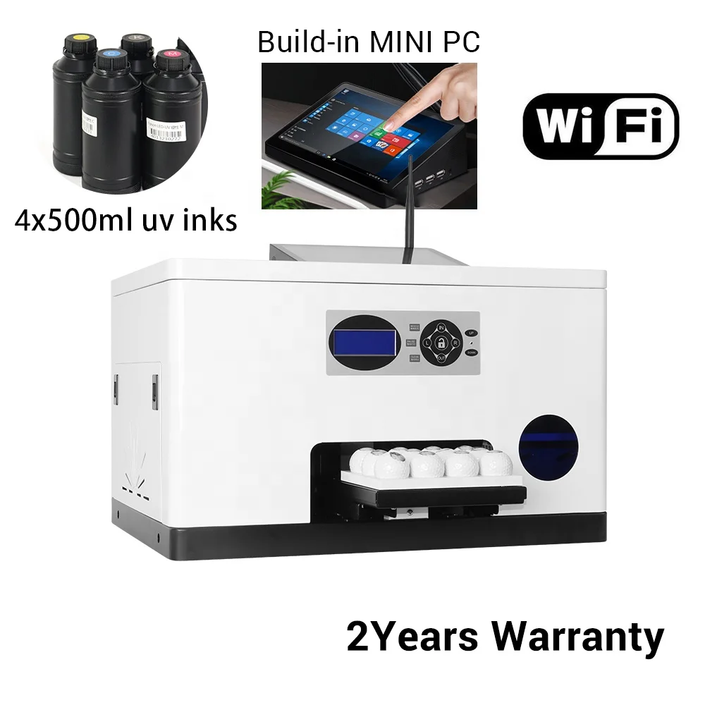 Wholesale Golf Ball Printer Mobile H5 Web App A5 UV Printer Machine IoT Technology Support Online Customize With Factory Price