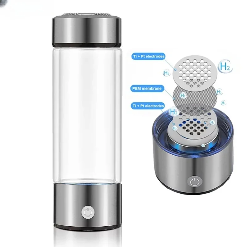 New Hydrogen Rich Water Generator Bottle Cup Ionizer Maker USB Hydrogen-Rich Water Portable Super Antioxidants Hydrogen Bottle