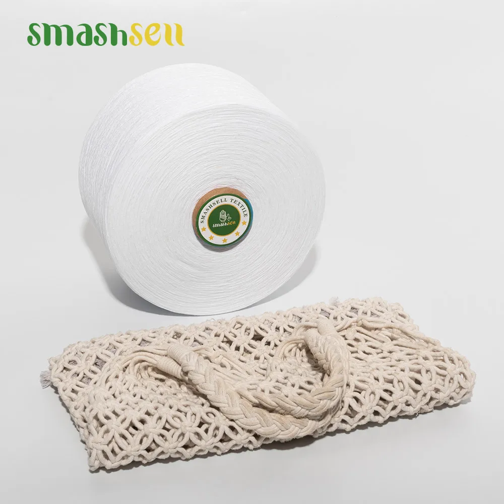 100g hand knitting cotton yarn wholesale organic carded cotton manufacturer yarns for knitting socks fabric recycled cotton yarn