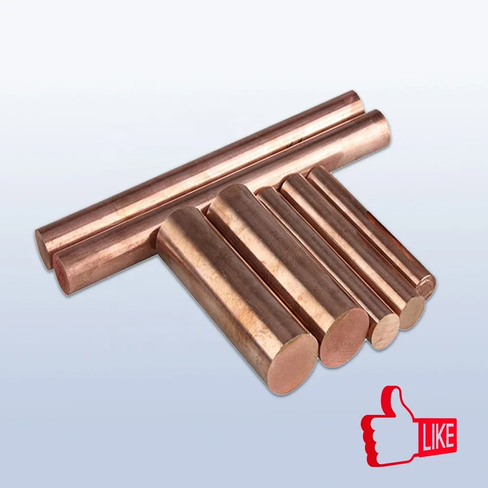Copper bars C12200 C18980 C15715 Edge Closing copper flat rod 8mm 99.99% pure round square Copper BusBar Strips brass rod bar