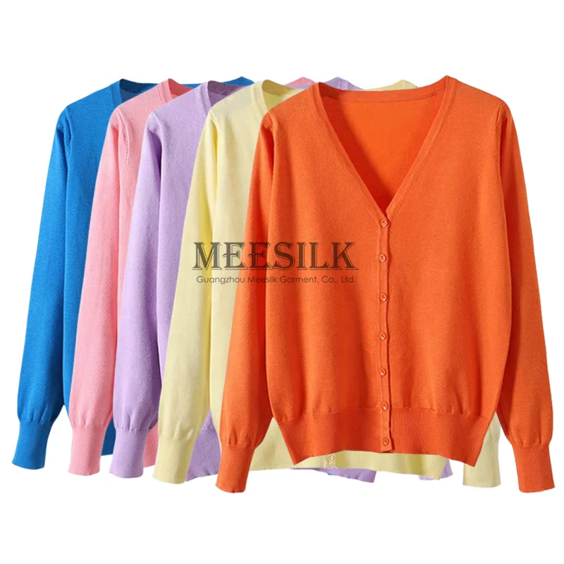 Cardigan Sweaters for Women Plus Size Fall Winter Ladies Button Long Sleeve Knit V Neck Womens Cardigan Sweater Women